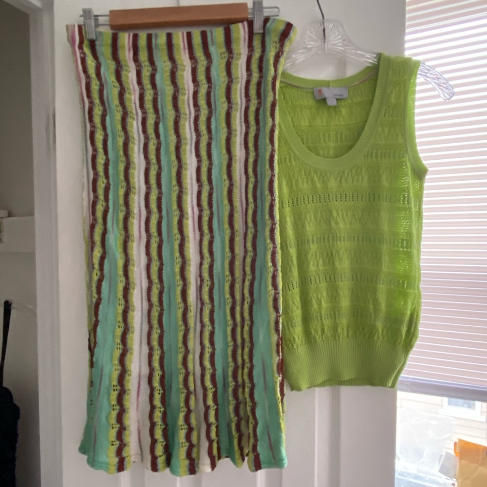 Early 2000s Missoni (made in Italy) skirt/top set
